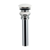 水栓金具　カクダイ　432-422-32 排水金具ユニット(化粧キャップつき) ホワイト