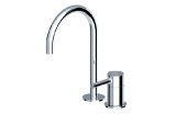 セラトレーディング　ZU6223R　パン 湯水混合栓 クロム 受注生産品 [♪§]
