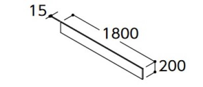 画像1: TOTO 天井フィラー 【LFWB180GWG1G】 サクア サイズ1800 受注生産品 [♪■§]