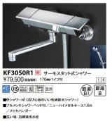KVK　KF3050R1　サーモスタット式シャワー(170mmパイプ付)