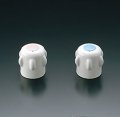 水栓部品 INAX/LIXIL　A-2002-7　一般水栓用ハンドル(樹脂製) ビス付(湯用) [◇]
