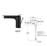 水栓金具 三栄水栓　K4731PJV-MDP-13　シングルワンホール洗面混合栓 洗面所用 節水水栓