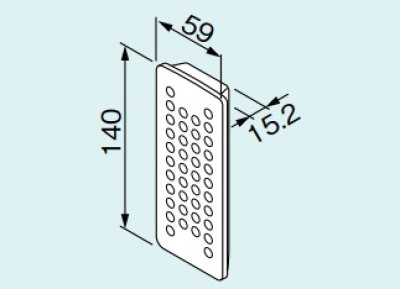 画像1: ガス給湯器 部材 リンナイ　DSR-04　浴室テレビ取替専用オプション 外部機器操作用リモコン [≦]