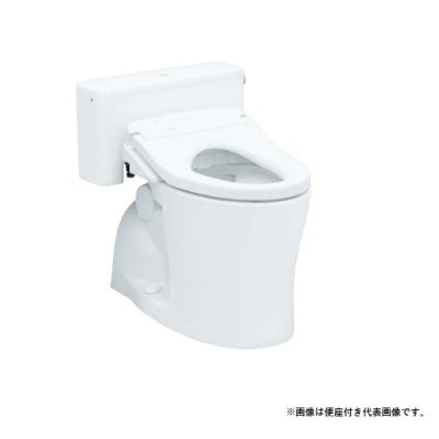 画像1: TOTO　CFS497BP　パブリックコンパクト便器 フラッシュタンク式 壁排水 排水心120mm 掃除口なし 止水栓標準 [♪■]