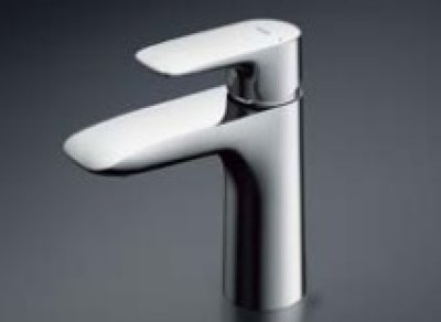 画像1: TOTO 洗面所用水栓　TLG04303JA　台付シングル混合水栓 逆止弁 ワンプッシュなし  一般地/寒冷地共用 [■]