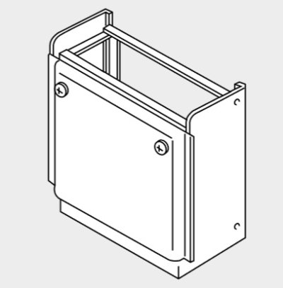 画像1: ガス給湯器 部材 リンナイ　WOP-D201　据置台 [■]