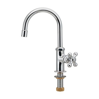 画像1: 水栓金具 カクダイ　700-769　立形スワン水栓