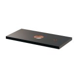 水栓金具 カクダイ　497-055-D　手洗カウンター//ブラック