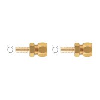 水栓金具 カクダイ　416-445　ペア耐熱管部品セット 10A [□]
