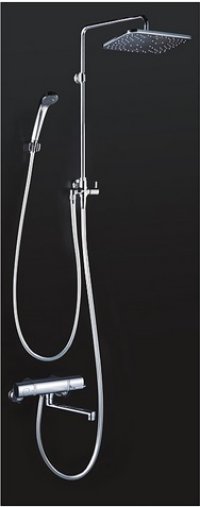 KVK　KF3110　オーバーヘッドシャワー付サーモ 170mmパイプ付