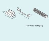 ガス給湯器 部材リンナイ　UOP-H301(A)　排気カバー  [■]