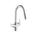 セラトレーディング　HGM13806T　キッチン用浄水器兼用湯水混合栓(スパウト引出しタイプ) クロム [♪]