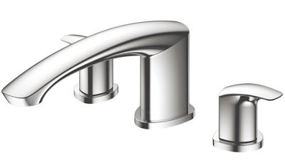 画像1: 水栓金具 TOTO　TBG09201J　浴室用 GMシリーズ 台付2ハンドル混合水栓 [■]