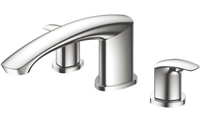 画像1: 水栓金具 TOTO　TBG09201J　浴室用 GMシリーズ 台付2ハンドル混合水栓 [■]