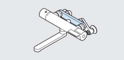 画像1: 水栓金具 TOTO　TBN01206Z　取付部材セット 心間変換アダプター 寒冷地用 [■]