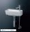 画像1: TOTO 手洗器　LSH50AB　壁掛手洗器角型(立水栓セット)  ボトルトラップ 壁給水・壁排水 [♪■] (1)