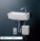 画像1: TOTO 手洗器　LSE50BS　壁掛手洗器角型(自動水栓セット)  Sトラップ 床給水・床排水 [♪■] (1)