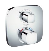 セラトレーディング　HG15707S　Ecostat E サーモスタット式埋込形湯水混合栓カバー部(止水機能付) クロム [♪]