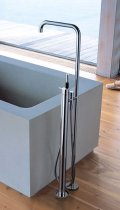 セラトレーディング　VLFS1R-60　Vola シャワバス用湯水混合栓 ブラッククロム 受注生産品 [♪§]