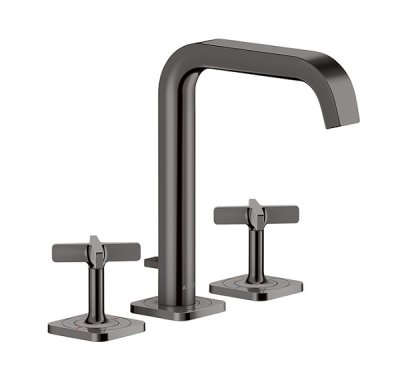画像1: セラトレーディング　HG36108-33　Axor Citterio E 湯水混合栓 ポリッシュブラッククロム 受注生産品 [♪§]