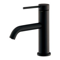 水栓金具 カクダイ　183-221-D　シングルレバー混合栓 マットブラック [■]