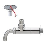 水栓金具 カクダイ　702-517-13　共用万能ホーム胴長水栓