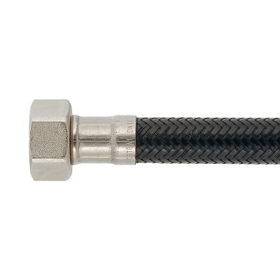 画像1: 水栓金具 カクダイ　798-32-1330　ブレードフレキ マットブラック 300mm
