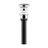 水栓金具 カクダイ　432-431-32　排水金具ユニット(化粧キャップつき) ブラック