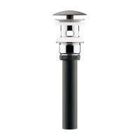 水栓金具 カクダイ　432-431-32　排水金具ユニット(化粧キャップつき) ブラック