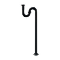 水栓金具 カクダイ　433-312-32　Sトラップユニット ブラック