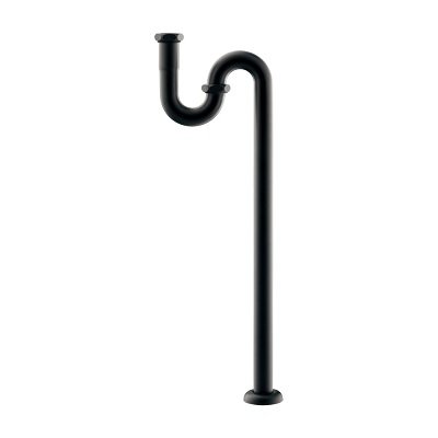画像1: 水栓金具 カクダイ　433-312-32　Sトラップユニット ブラック