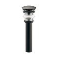 水栓金具 カクダイ　432-430-32　排水金具ユニット(化粧キャップつき) ブラック