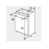 パーパス　SD-6042　ガス給湯器 部材 据置台 (H=600) 塩害対策塗装品 [◎]