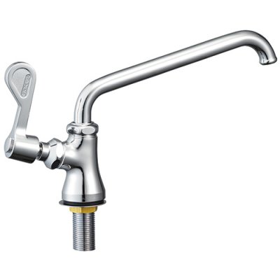 画像1: 水栓金具 三栄水栓　A5370L-13　厨房用立形上向自在水栓 左ハンドル(共用形)