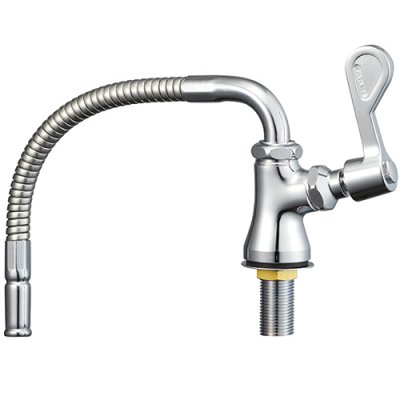 画像1: 水栓金具 三栄水栓　A5380A4-13　厨房用ベンリー立形自在水栓(共用形)