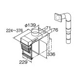 ガス給湯器 部材 リンナイ　HL-CTA2　チャンバートップ [≦]