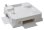 画像1: シナネン　USBS-6464SNW　洗濯機防水パン ベストレイ 給水栓付64床上点検タイプ トラップタイプ:センター 透明ヨコ引きトラップ付 スノーホワイト [■♪] (1)