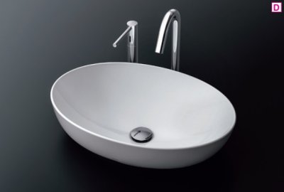 画像1: 洗面器 TOTO　LS706　カウンター式洗面器 ベッセル式 ホワイト(＃NW1) ※洗面器のみ [♪■]