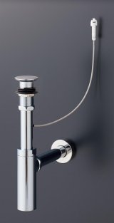 TOTO 水栓金具　TLDP1201J　壁排水金具 ボトルトラップ32mm ワンプッシュ式 盗難防止目皿 壁排水 [■]