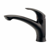 水栓金具 カクダイ　117-004-D　シングルレバー混合栓 マットブラック [■]