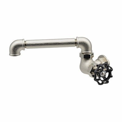 画像1: 水栓金具 カクダイ　707-019-N　厨房用横形自在水栓
