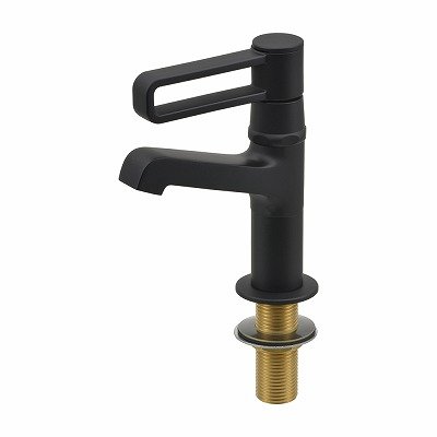 画像1: 水栓金具 カクダイ　700-025-D　立水栓(トール) マットブラック