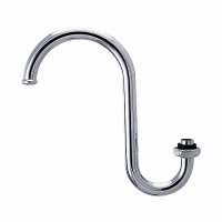 水栓金具 カクダイ　795-942　水栓先端部品 スワンSパイプ 長165