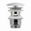 画像1: 水栓金具 カクダイ　430-101-32　洗面・手洗 海外製陶器用横穴金物 化粧キャップ付き (1)