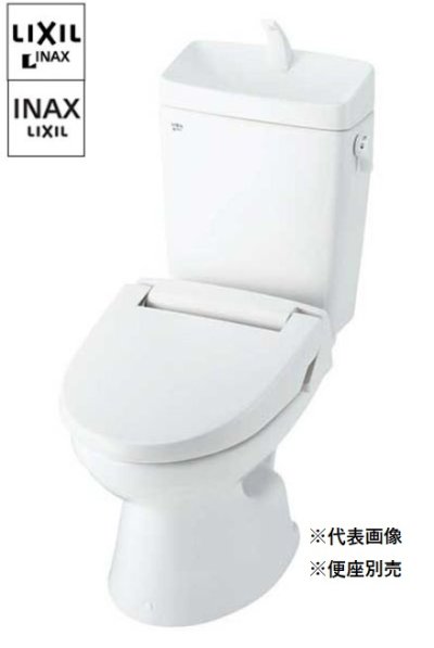 画像1: 【北海道送料別途見積り】INAX/LIXIL　【BC-110PTU+DT-5800NBL】 一般洋風便器(BL認定品) 便座別売 ハイパーキラミック 床上排水(Pトラップ) 手洗付 寒冷地 [♪◇]