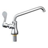 水栓金具 三栄水栓　A5370L-20　単水栓 厨房用立形上向自在水栓 左ハンドル 共用形