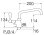 画像2: 水栓金具 三栄水栓　A5371L-20　単水栓 厨房用立形上向自在水栓 左ハンドル 共用形 (2)