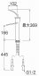 画像2: 水栓金具 三栄水栓　K4791NJK-13　ワンホールシングルレバー式 シングルワンホール混合栓 洗面所用 寒冷地用 (2)