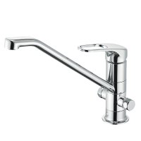 水栓金具 三栄水栓　K87112ETJV-13　ワンホールシングルレバー式 シングルワンホール分岐混合栓 キッチン用