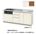 サンウェーブ/LIXIL　GX(I・C)-U-190SNA　取り替えキッチン GXシリーズ フロアユニット ラウンド68シンク 水栓穴なし 間口190cm [♪△]